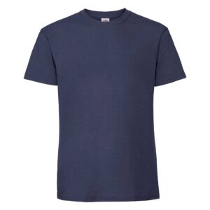 iconic 195 ring spun premium T - Deep Navy, L