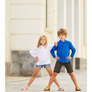 KIDS 65/35 LONG SLEEVE POLO